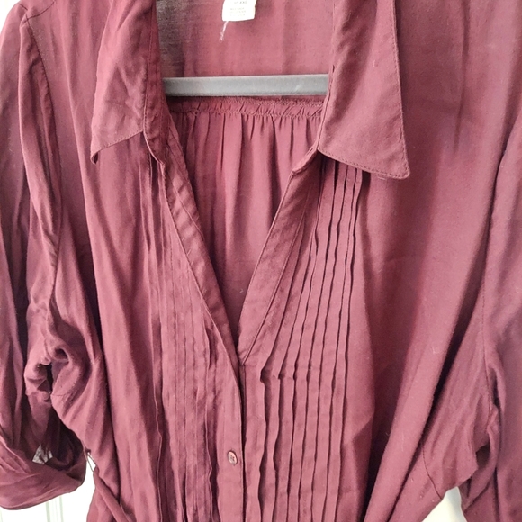 Tieback Maternity Blouse - Picture 5 of 7